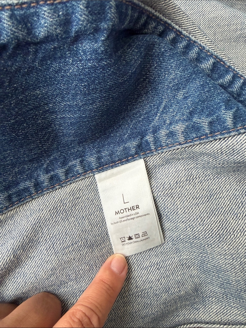Mother Denim Vest - Even Hippies Get the Blues - Picture 8 of 9